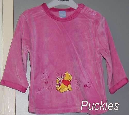 Roze Winnie the Pooh trui maat 80 NIEUW (6244), Kinderen en Baby's, Babykleding | Maat 80, Disney, Nieuw, Ophalen of Verzenden