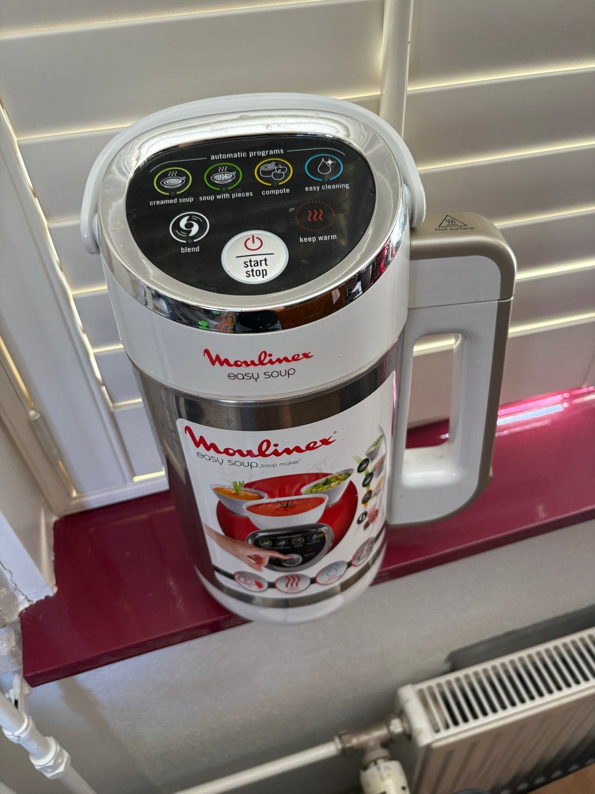 Moulinex Easy Soup Maker - Zelfgemaakte Soep in Minuten, Ophalen of Verzenden, Zo goed als nieuw