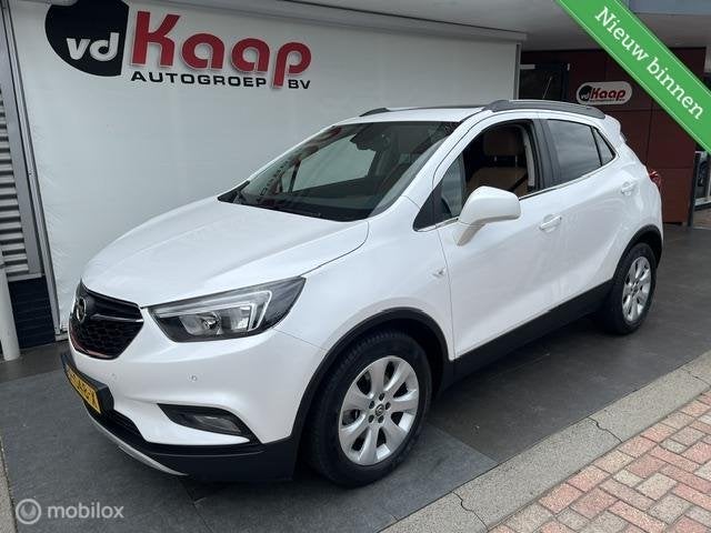 Opel Mokka X 1.4 Turbo Bi-Fuel Innovation, Auto's, Opel, Gebruikt, Wit, Handgeschakeld, 1364 cc