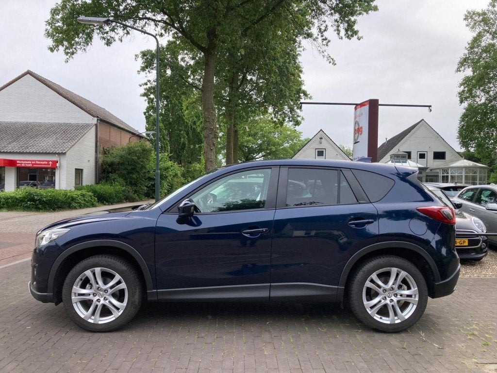 Mazda CX-5 2.0 LIMITED ED. 2WD / AIRCO-ECC / PDC / NAVI / CR, Auto's, Voorwielaandrijving, 1295 kg, 4 cilinders, Blauw
