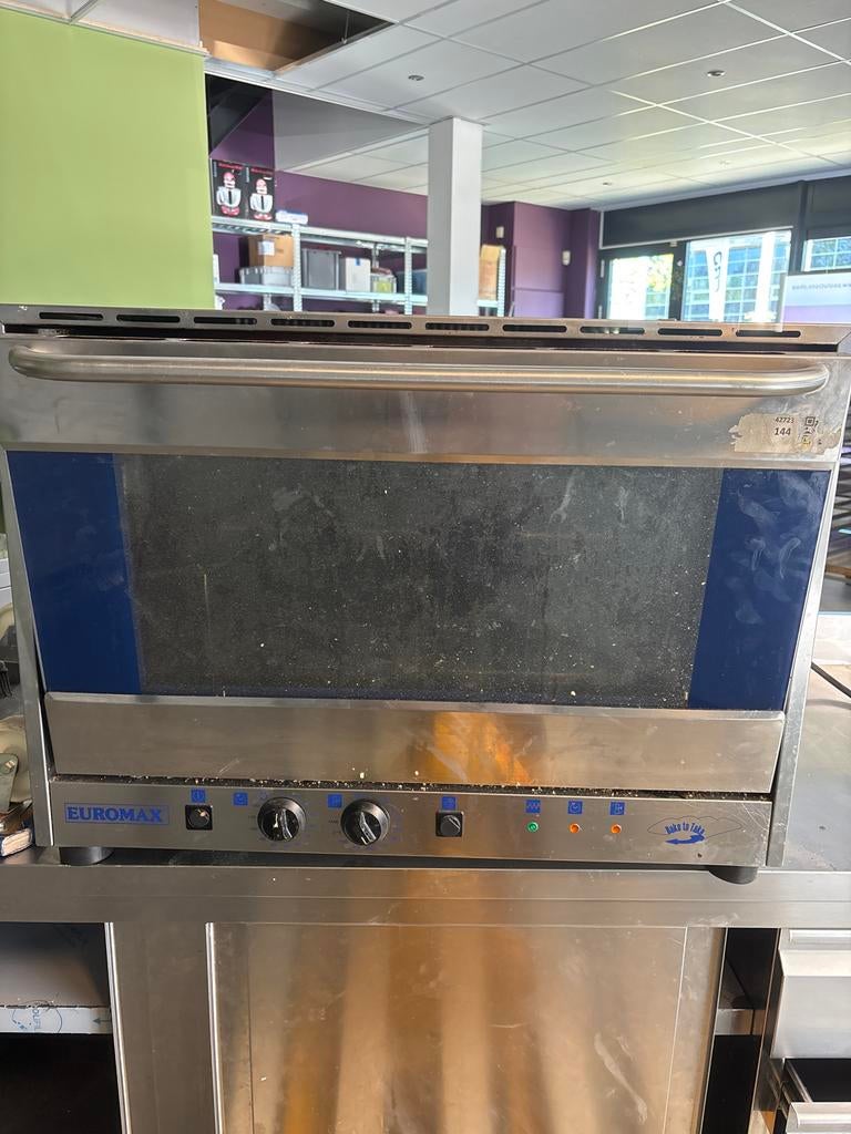 Euromax Oven - Gebruikt, voor horeca of thuis, Gebruikt, Oven, 60 cm of meer, Vrijstaand