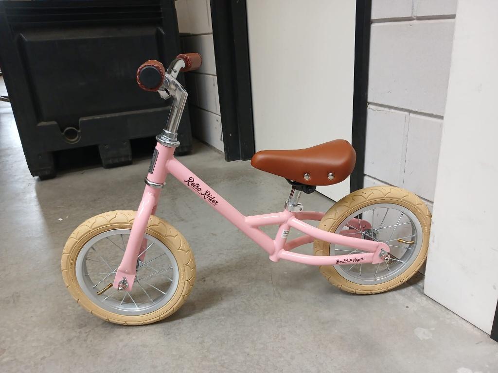 Bandits & Angels loopfiets Retro Rider roze, Ophalen, Nieuw, Loopfiets