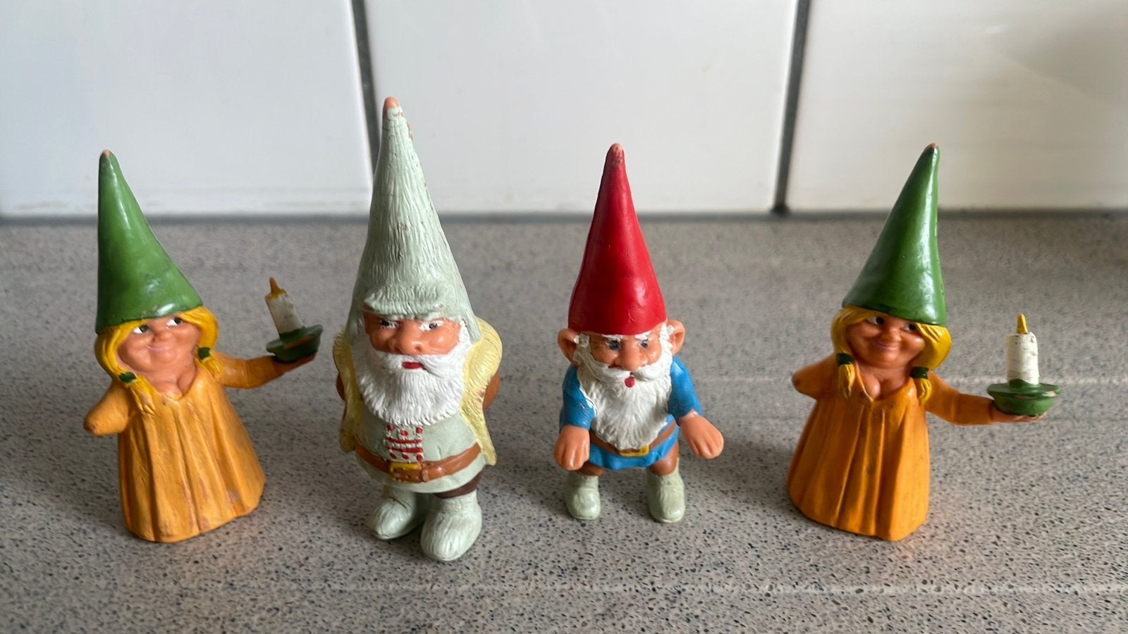 4 David de Kabouter en Lisa poppetjes, Verzamelen, Ophalen of Verzenden, Zo goed als nieuw