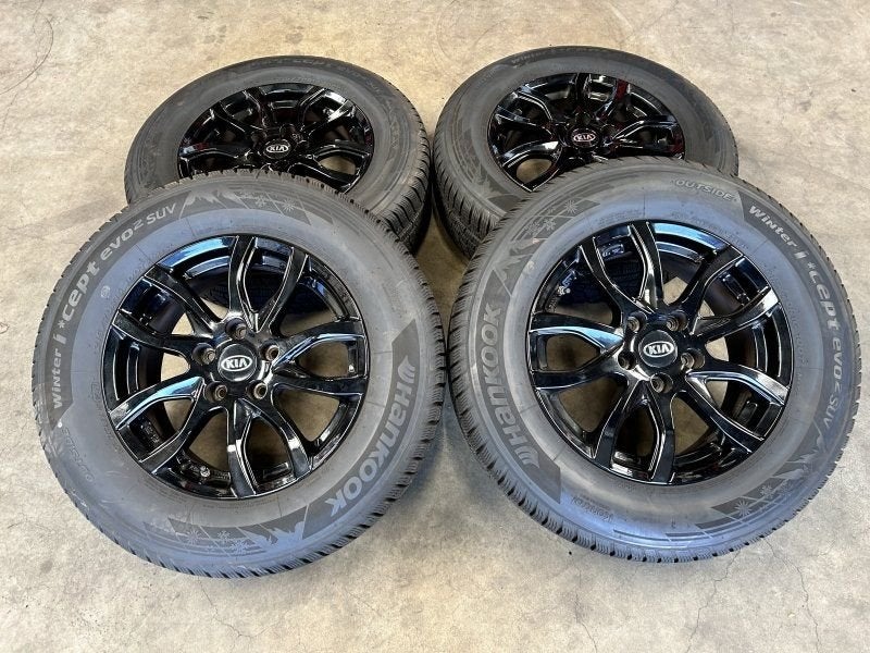 16 inch originele velgen + winterbanden Kia Sportage, -, Banden en Velgen, -, Gebruikt