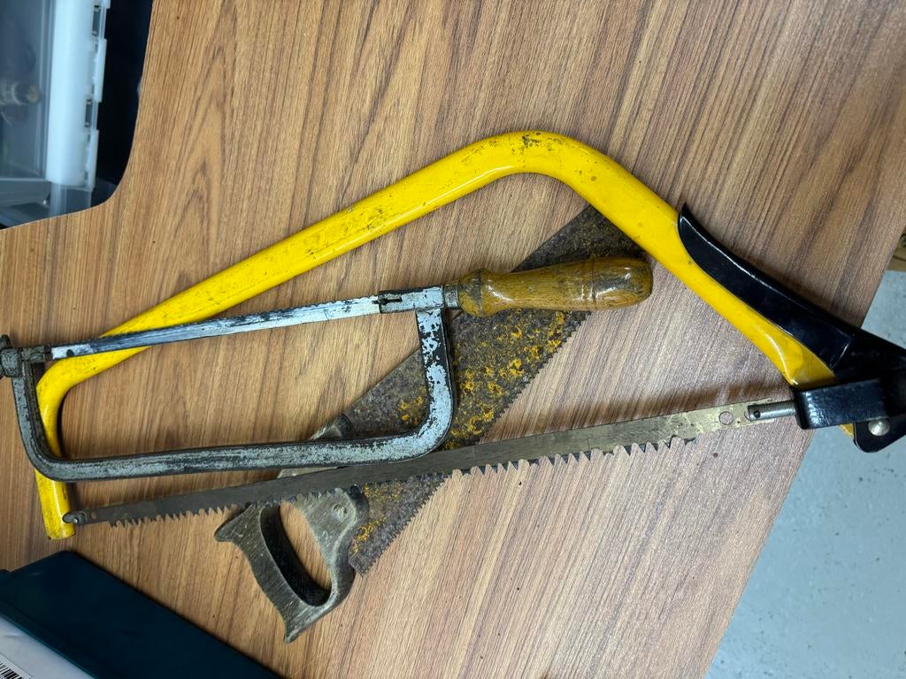 3 zagen voor hout, ijzer en boom, Ophalen of Verzenden, Gebruikt, Overige typen