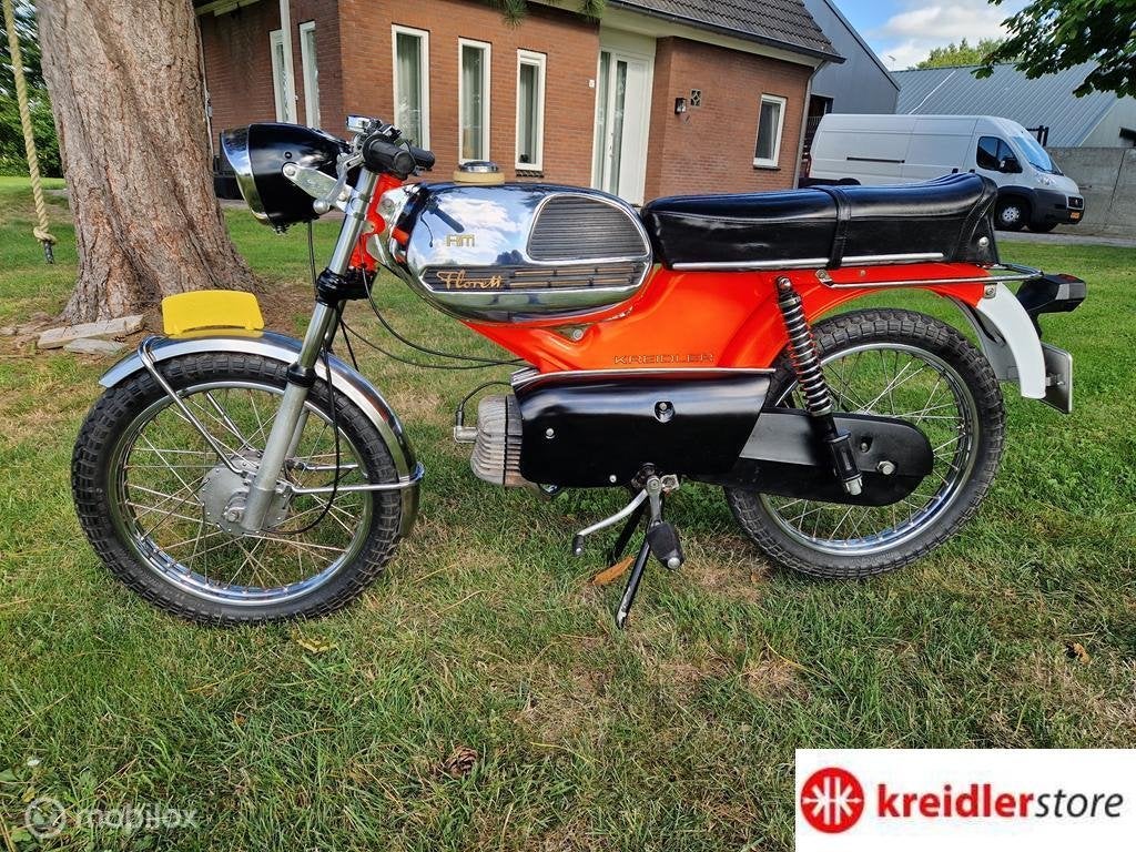 Kreidler RM 4 speed 1973 Fluor met brommer kenteken erg mooi, Gebruikt, Overige modellen, Kreidler, Kreidler