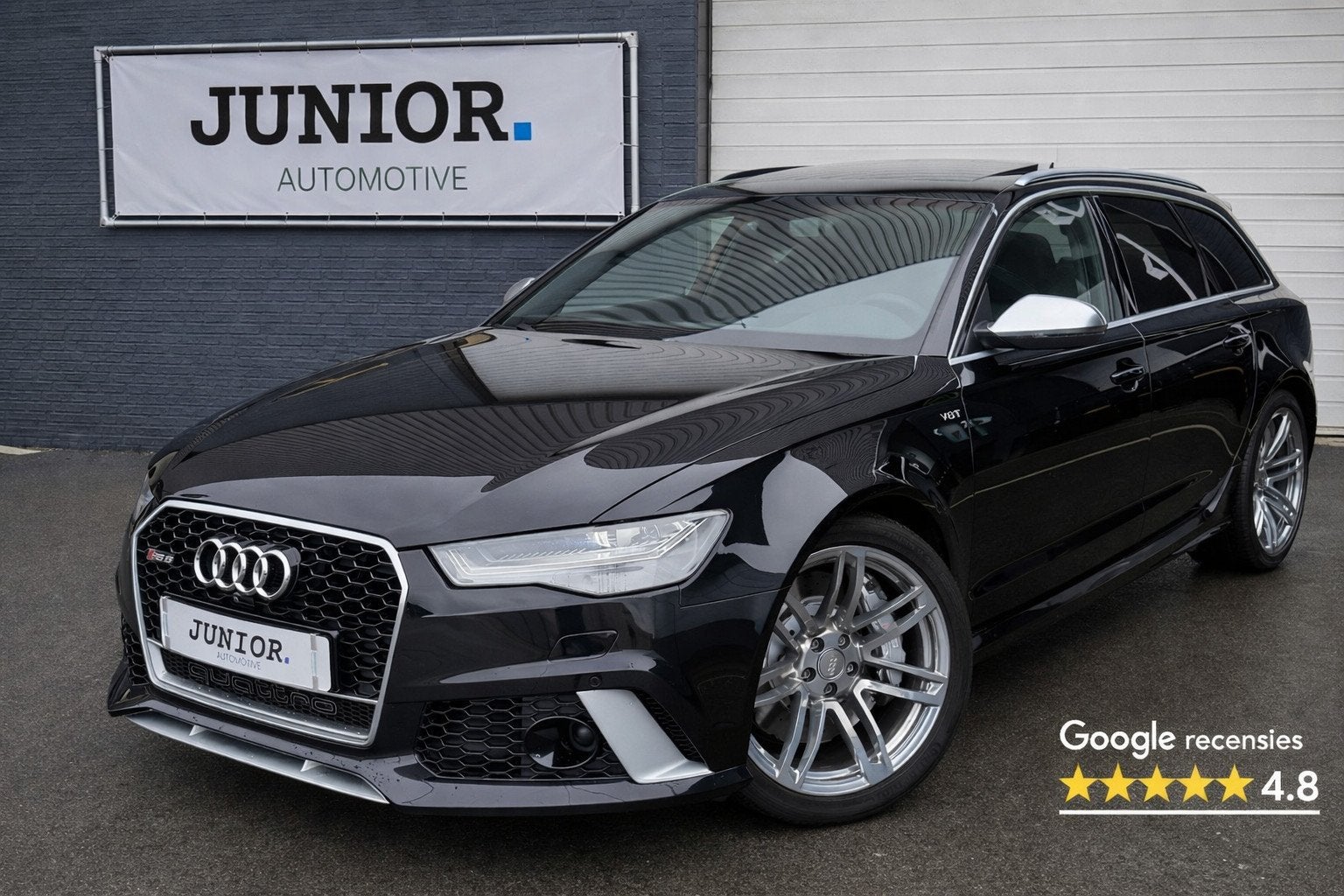 Audi A6 Avant 4.0 TFSI RS 6 quattro PANORAMADAK/CARBON/FACEL, Auto's, Audi, Automaat, Gebruikt, 4x4, Leder en Stof