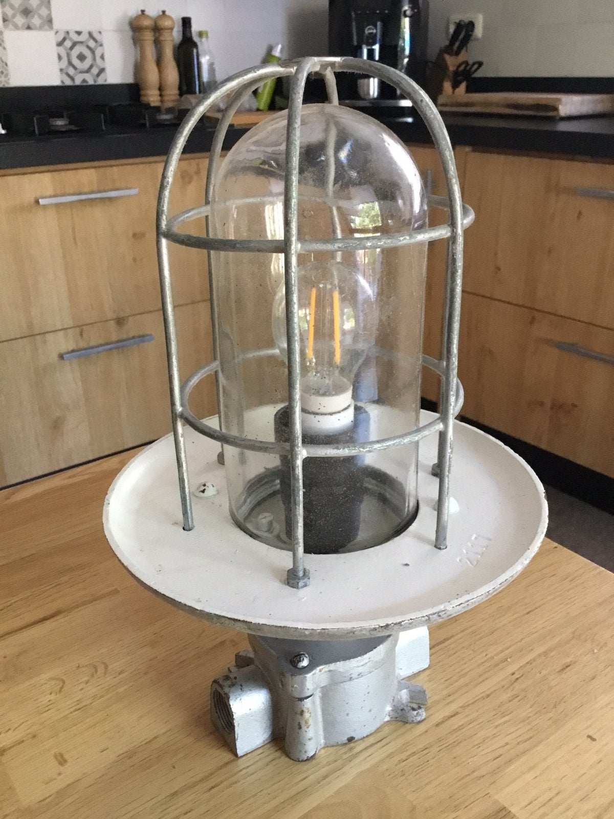 Te koop oude lamp, Antiek en Kunst, Ophalen of Verzenden
