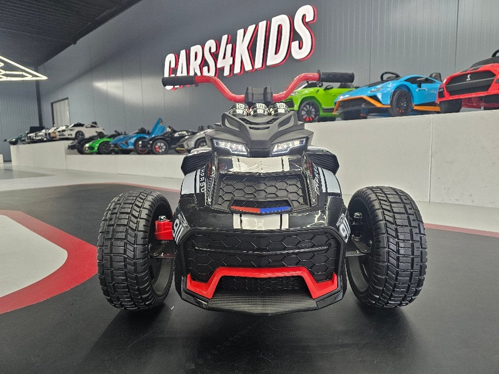 Kindermotor Spyder politie - 24 volt - leren zit, Kinderen en Baby's, Ophalen of Verzenden, Nieuw, Afstandsbediening
