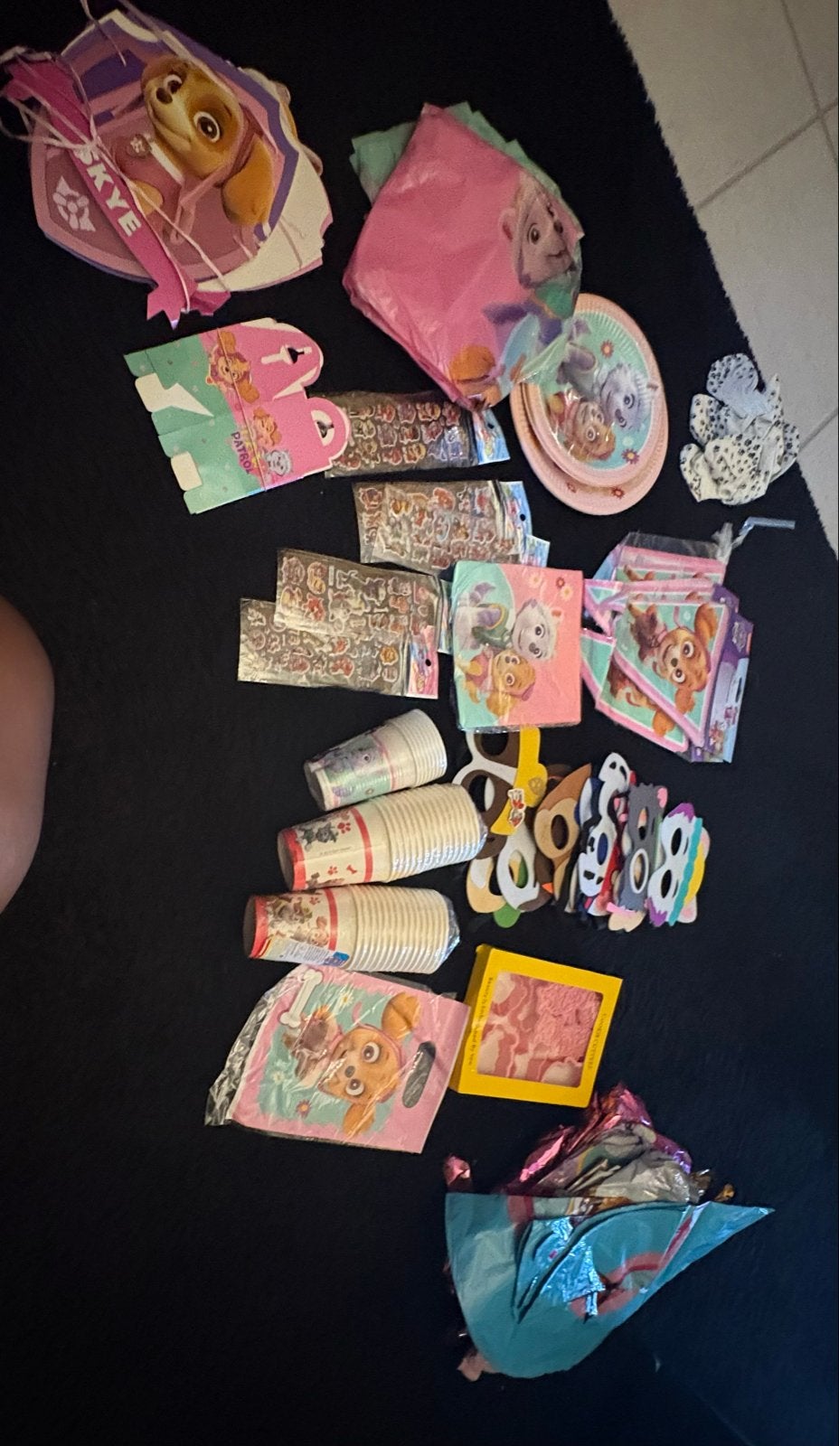 Paw Patrol Skye Verjaardagsfeest Decoratie Set, Ophalen, Zo goed als nieuw, Feestartikel, Verjaardag