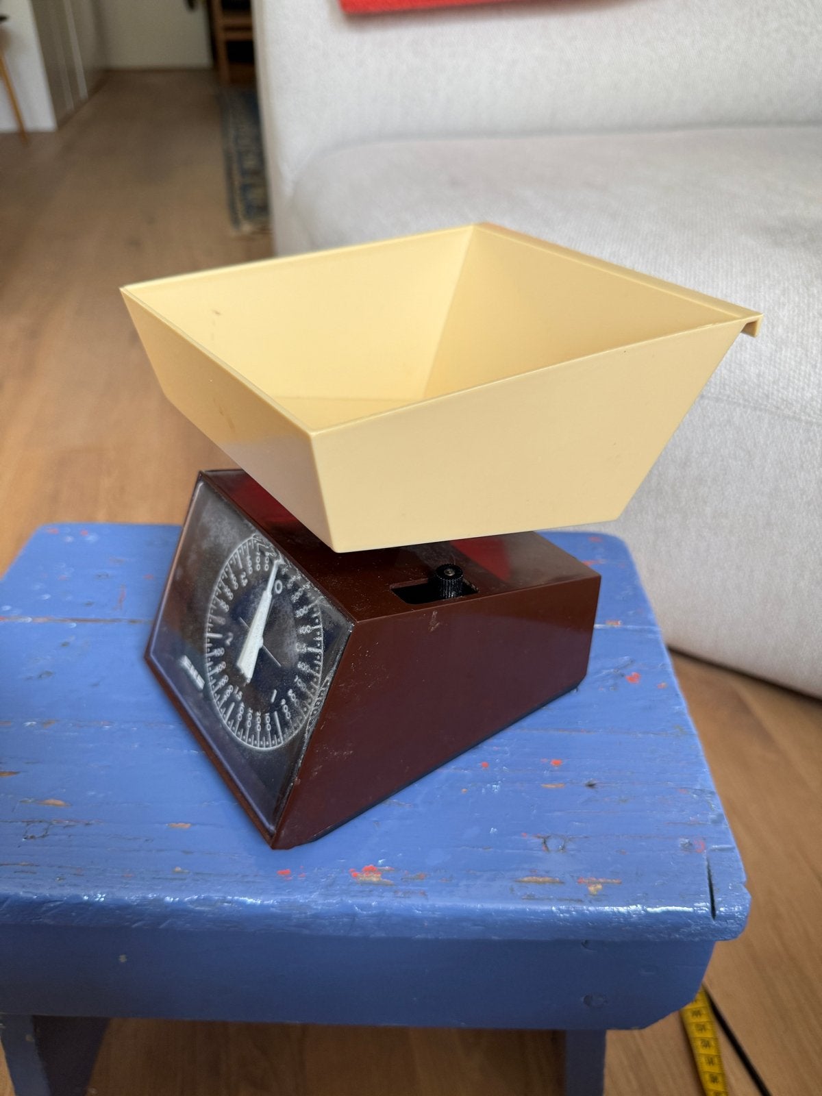 Vintage EKS Keukenweegschaal Jaren '70 - Made in Zweden, Keukenweegschaal, Ophalen of Verzenden, Gebruikt, Minder dan 10 kg
