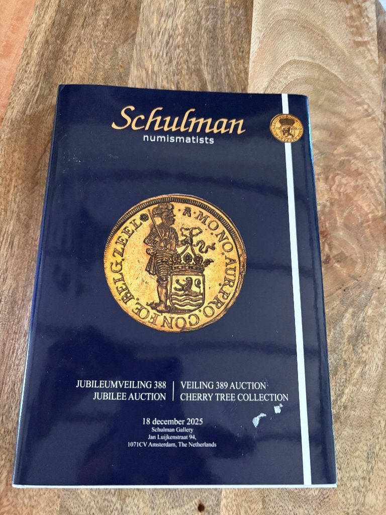 Schulman Numismatists Jubileumveiling 388, Ophalen of Verzenden, Nieuw