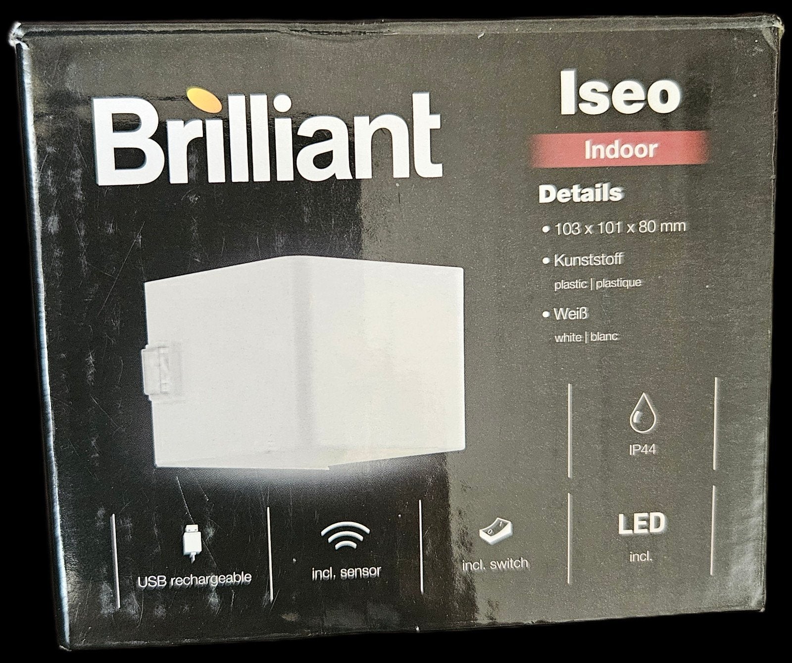 Brilliant Iseo Indoor LED Lamp met Bewegingssensor, Ophalen of Verzenden, Nieuw