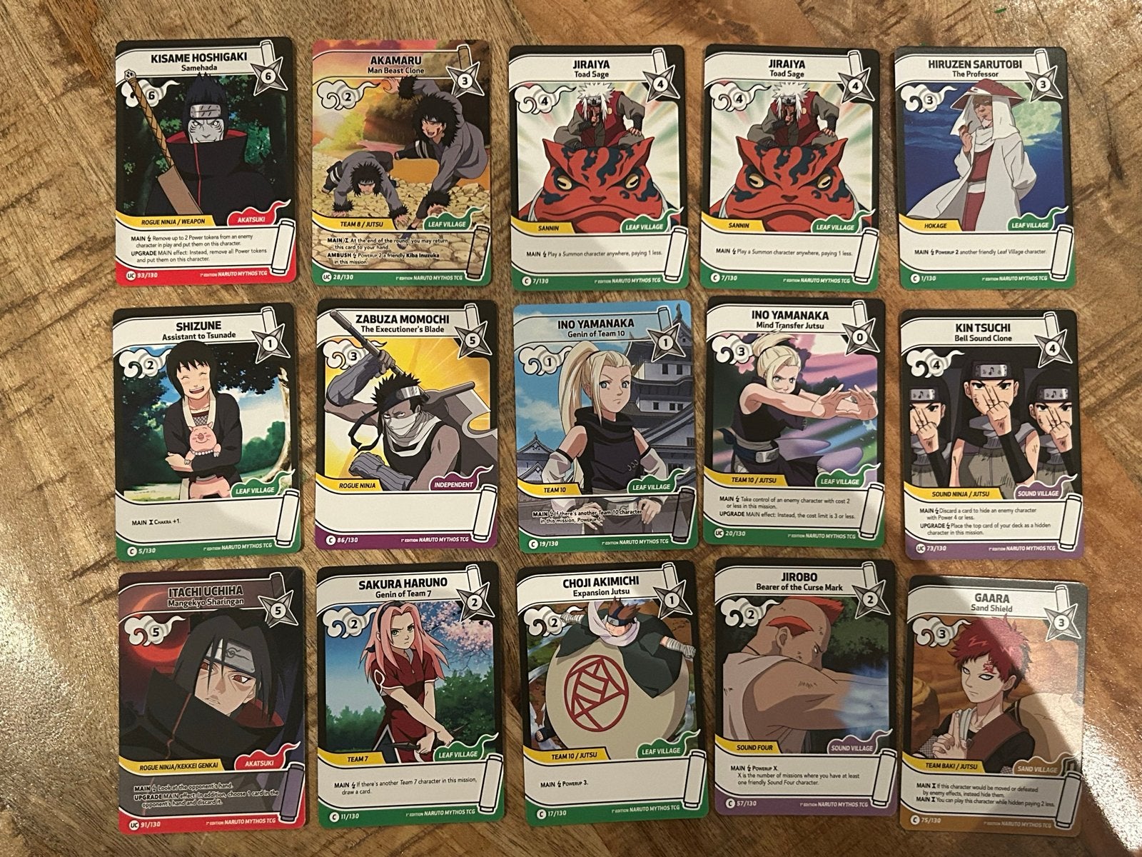 Naruto 1st Edition Kaarten - Pack Fresh - Must-have!, Ophalen of Verzenden, Zo goed als nieuw, Meerdere kaarten