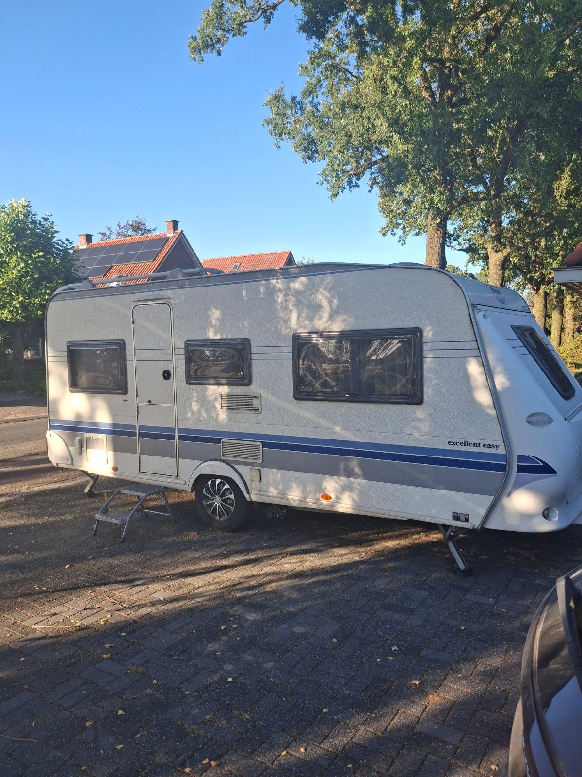 Hobby 495 Excellent Easy met stapelbed en mover, Caravans en Kamperen, Luifel, Rondzit, Hobby, Particulier