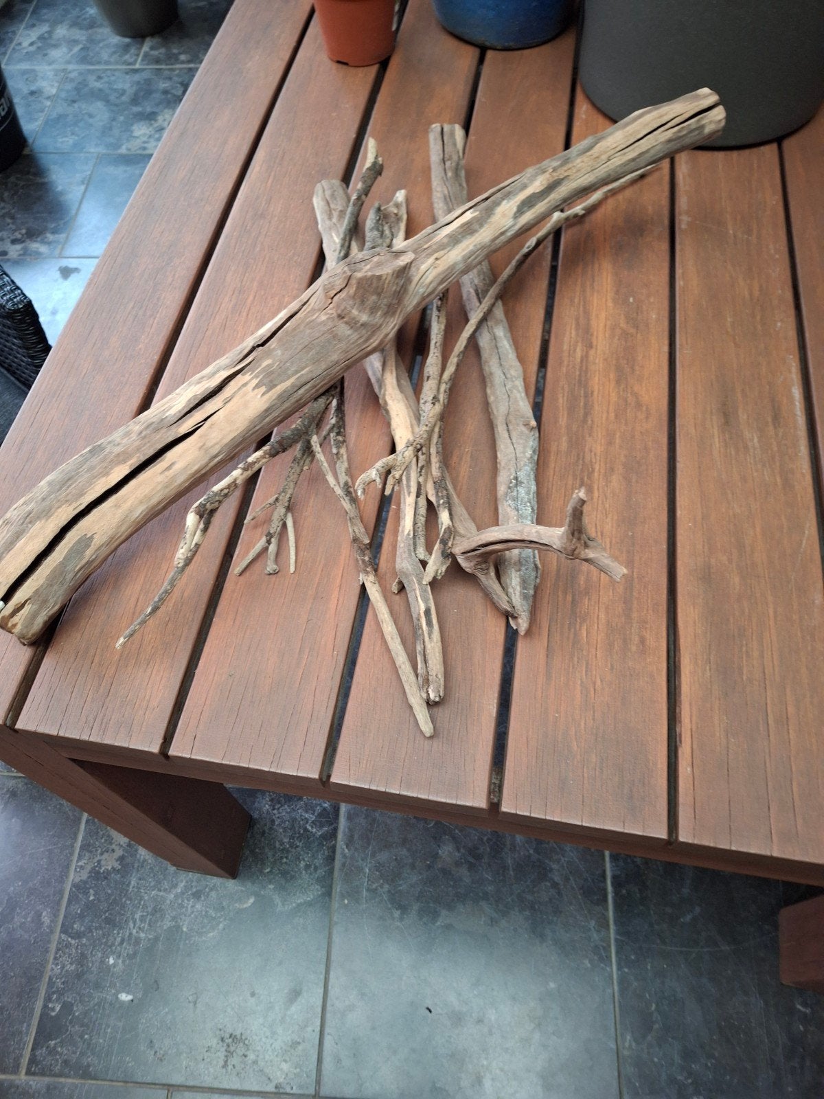 tawa hout , losse stukken ., Dieren en Toebehoren, Ophalen, Plant(en), Steen of Hout