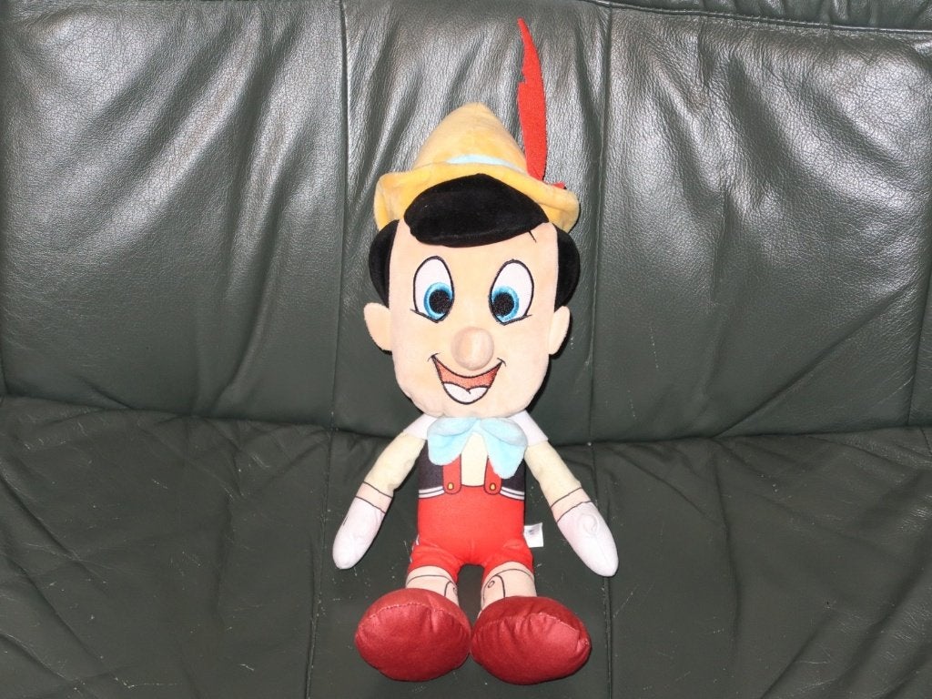Pinokkio, originele Disney knuffel, Pinocchio de marionet, Disney, Disney, Verzenden, Overige typen