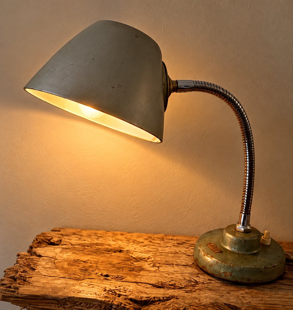 Industriële Franse buiglamp van Cogit, Parijs, Ophalen of Verzenden