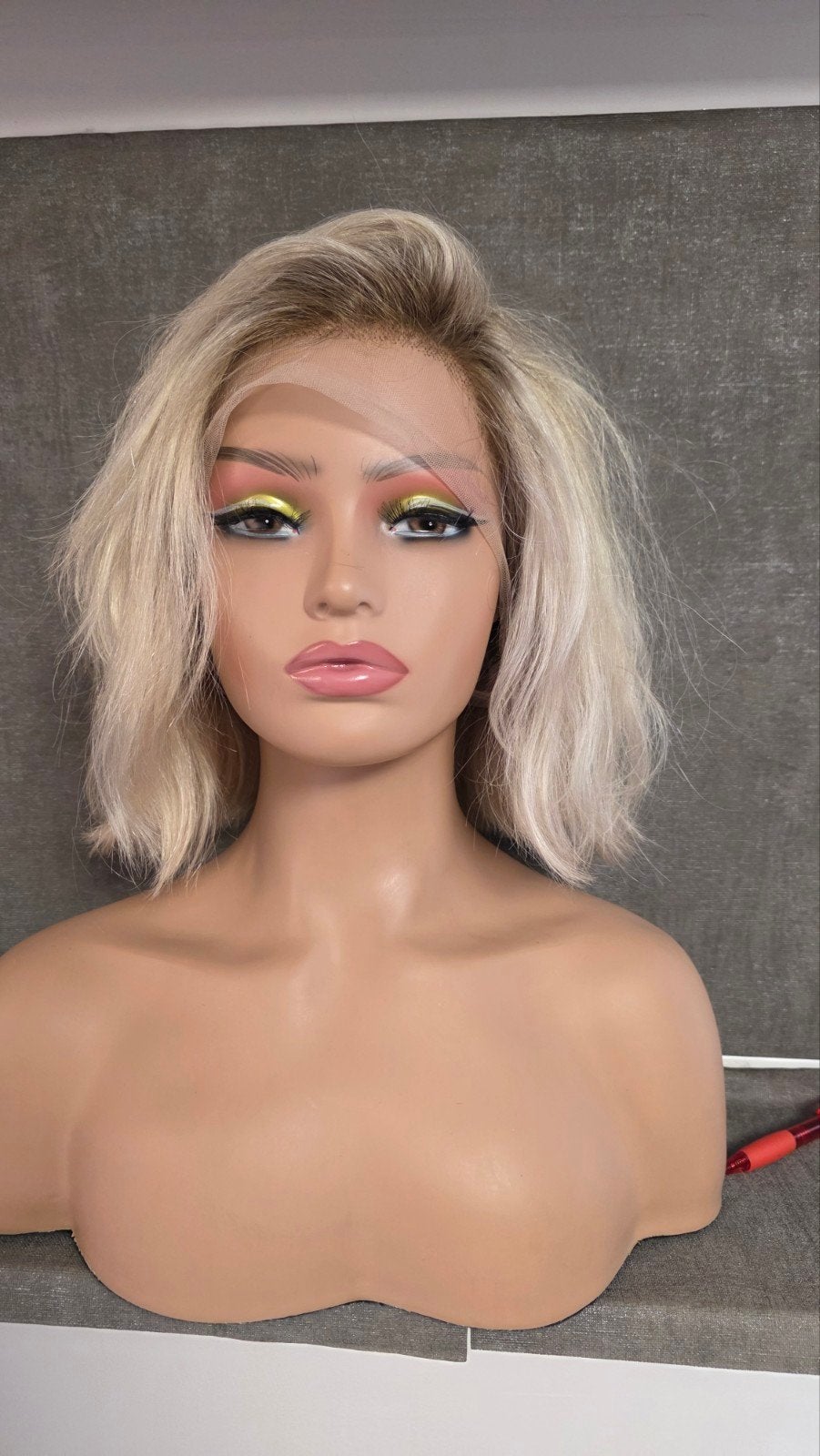 Full lace  wig echt haar, Ophalen of Verzenden, Nieuw, Pruik of Haarverlenging
