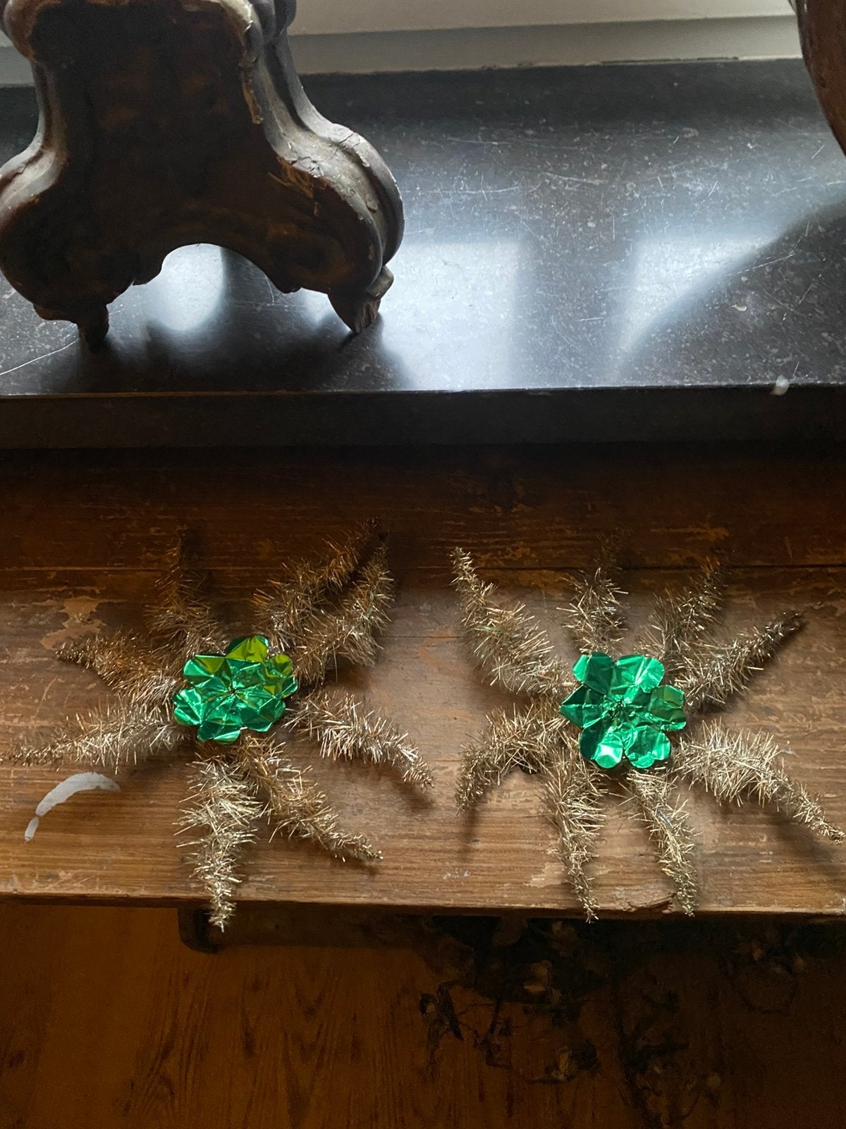 Antieke tinsel sterren, Diversen, Ophalen of Verzenden, Zo goed als nieuw