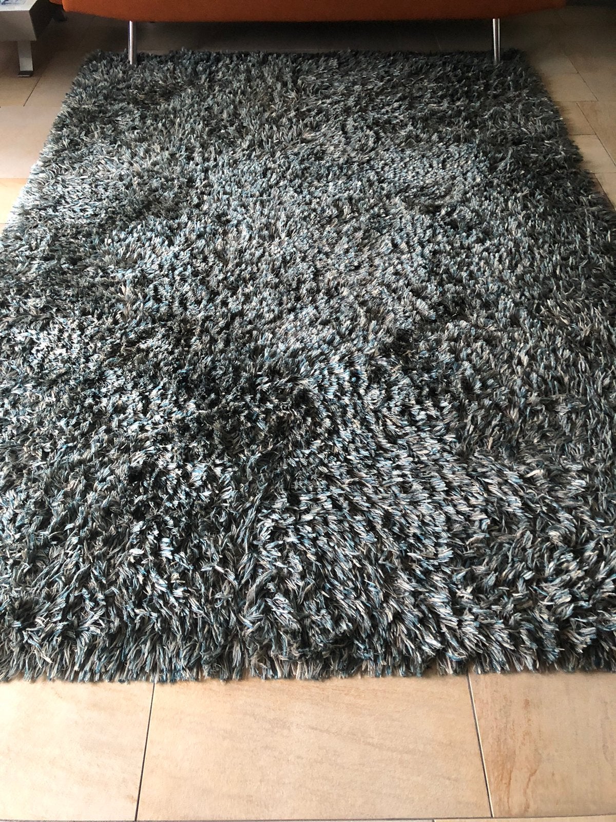 Design vloerkleed, Huis en Inrichting, Stoffering | Tapijten en Kleden, Ophalen, Grijs, 200 cm of meer, Zo goed als nieuw