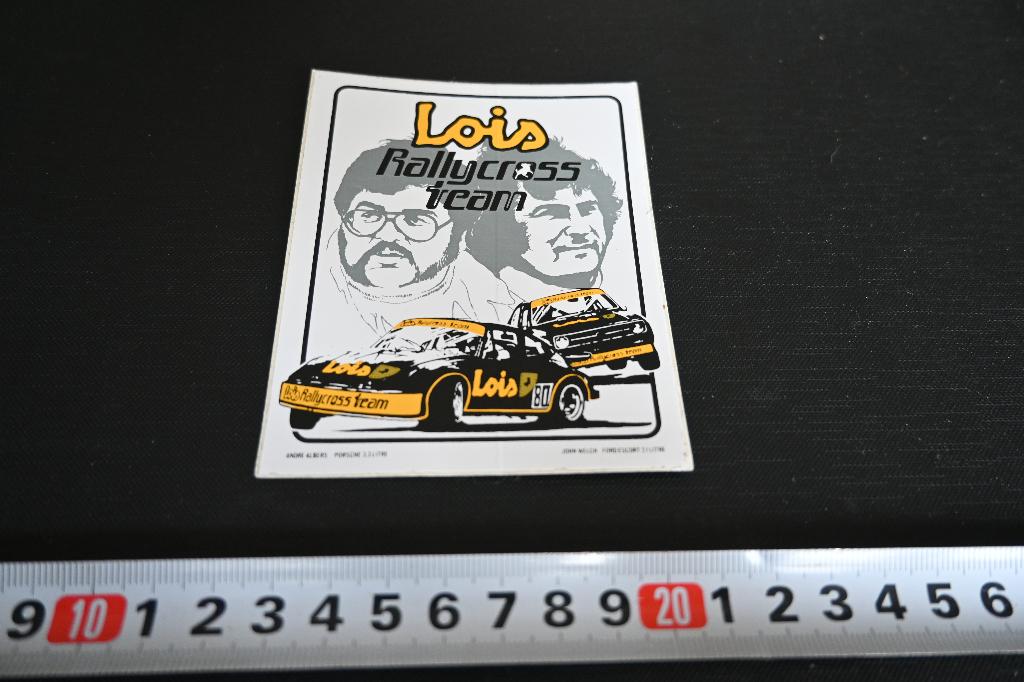 sticker LOIS Rallycross Team, Ophalen, Zo goed als nieuw