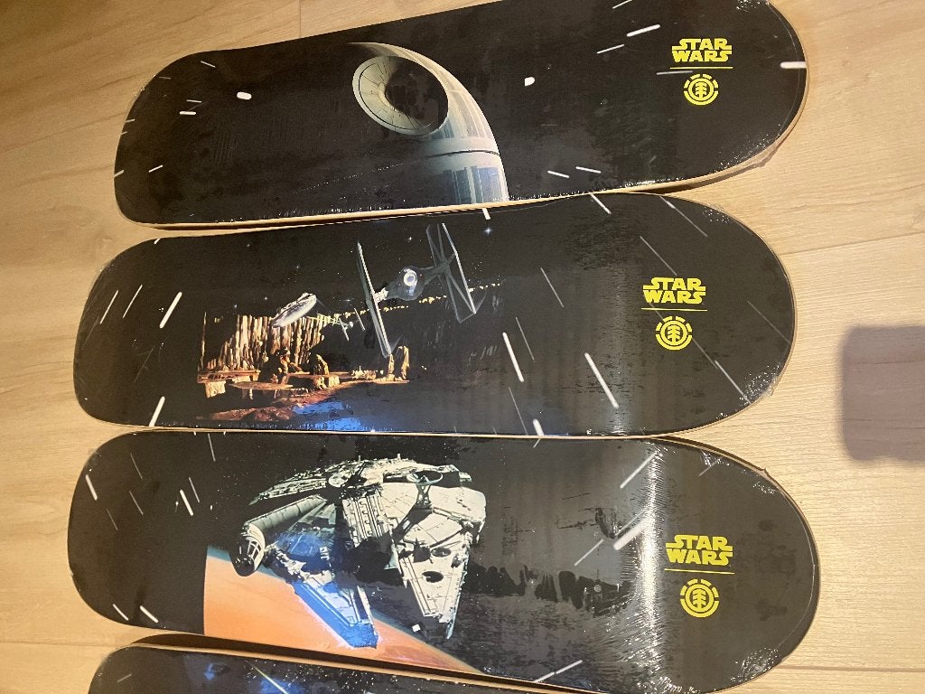 Complete set element skateboard decks star wars, Sport en Fitness, Skateboarden, Ophalen of Verzenden, Nieuw, Skateboard