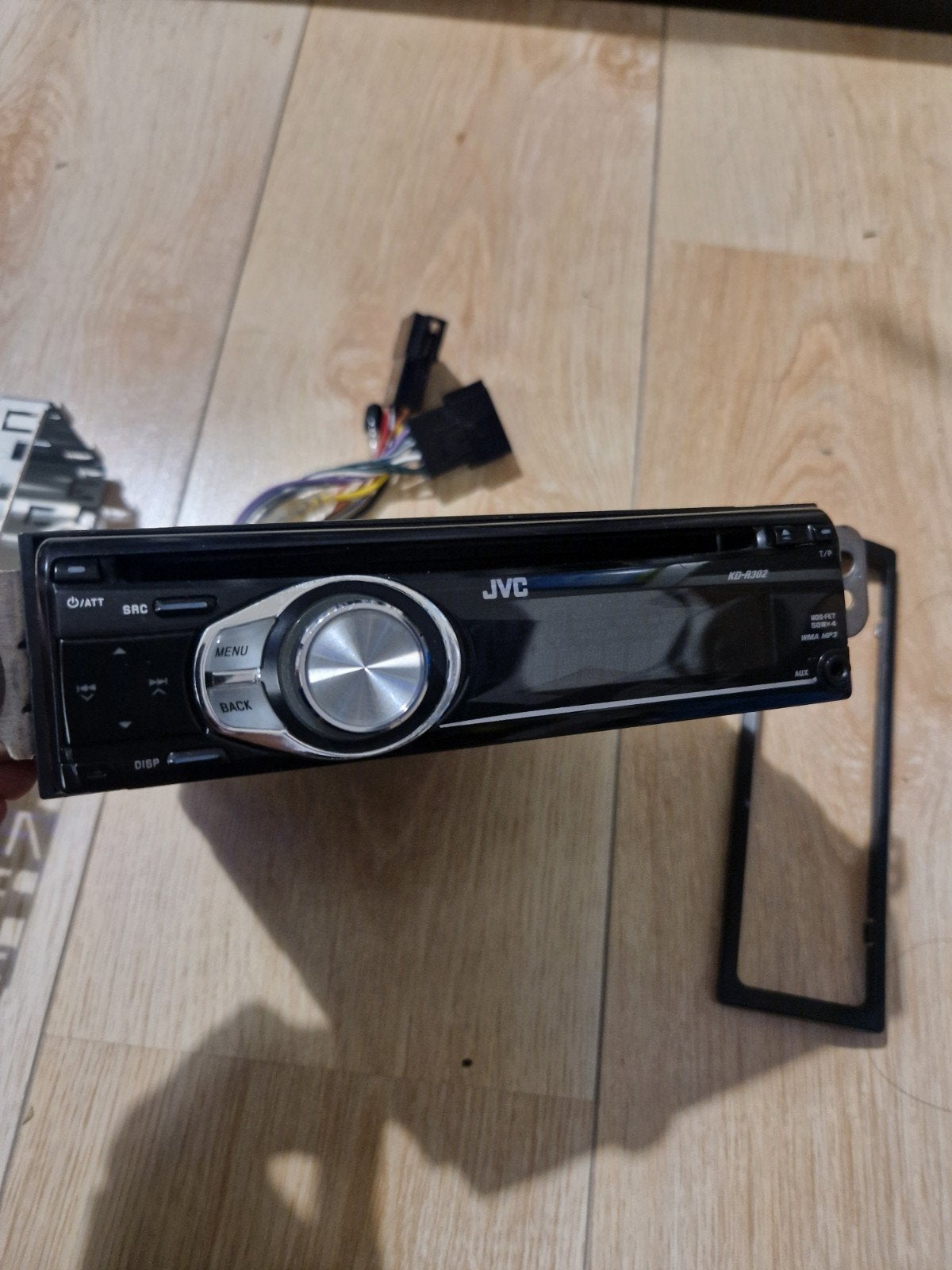 JVC KD-R302 4x50w 1DIN autoradio, Auto diversen, Ophalen of Verzenden, Gebruikt