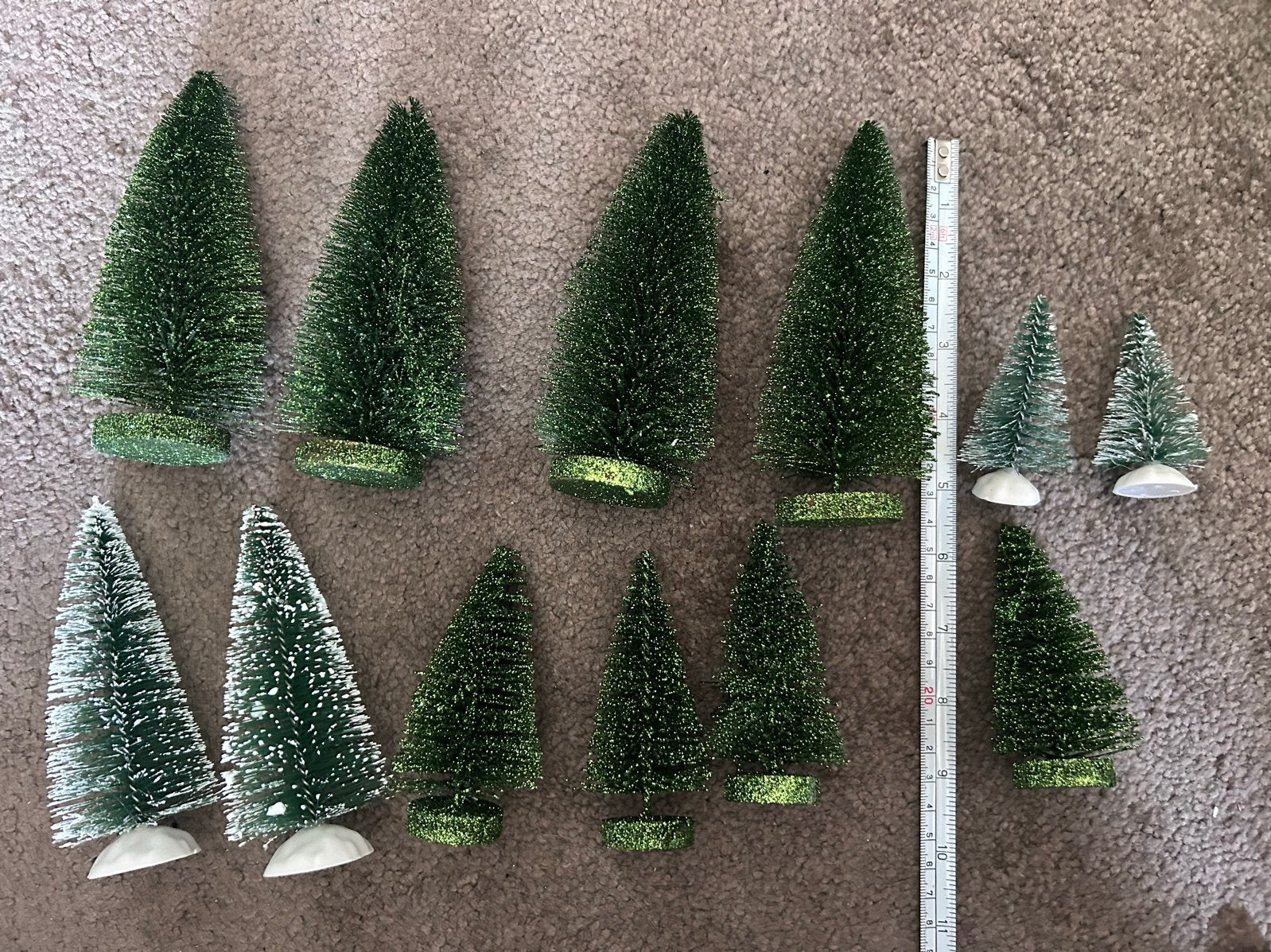 Kerst kerstbomen knutselen landschap decoratie, Ophalen of Verzenden
