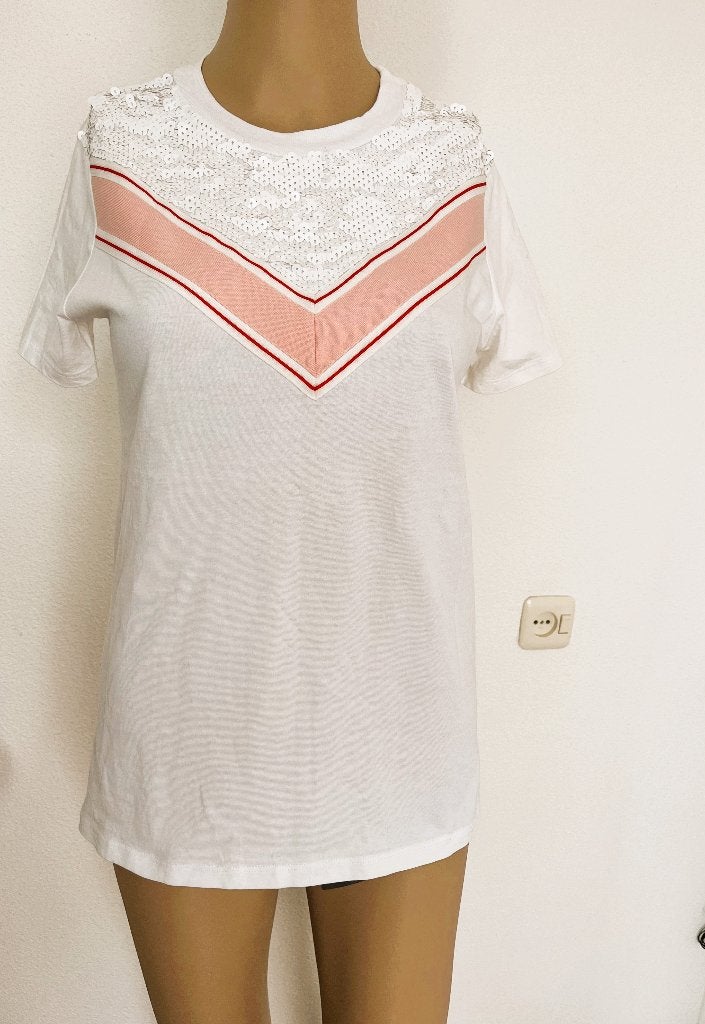 prachtig shirtje van Max Mara maatje 36/38, Kleding | Dames, Wit, Max Mara, Ophalen of Verzenden, Zo goed als nieuw
