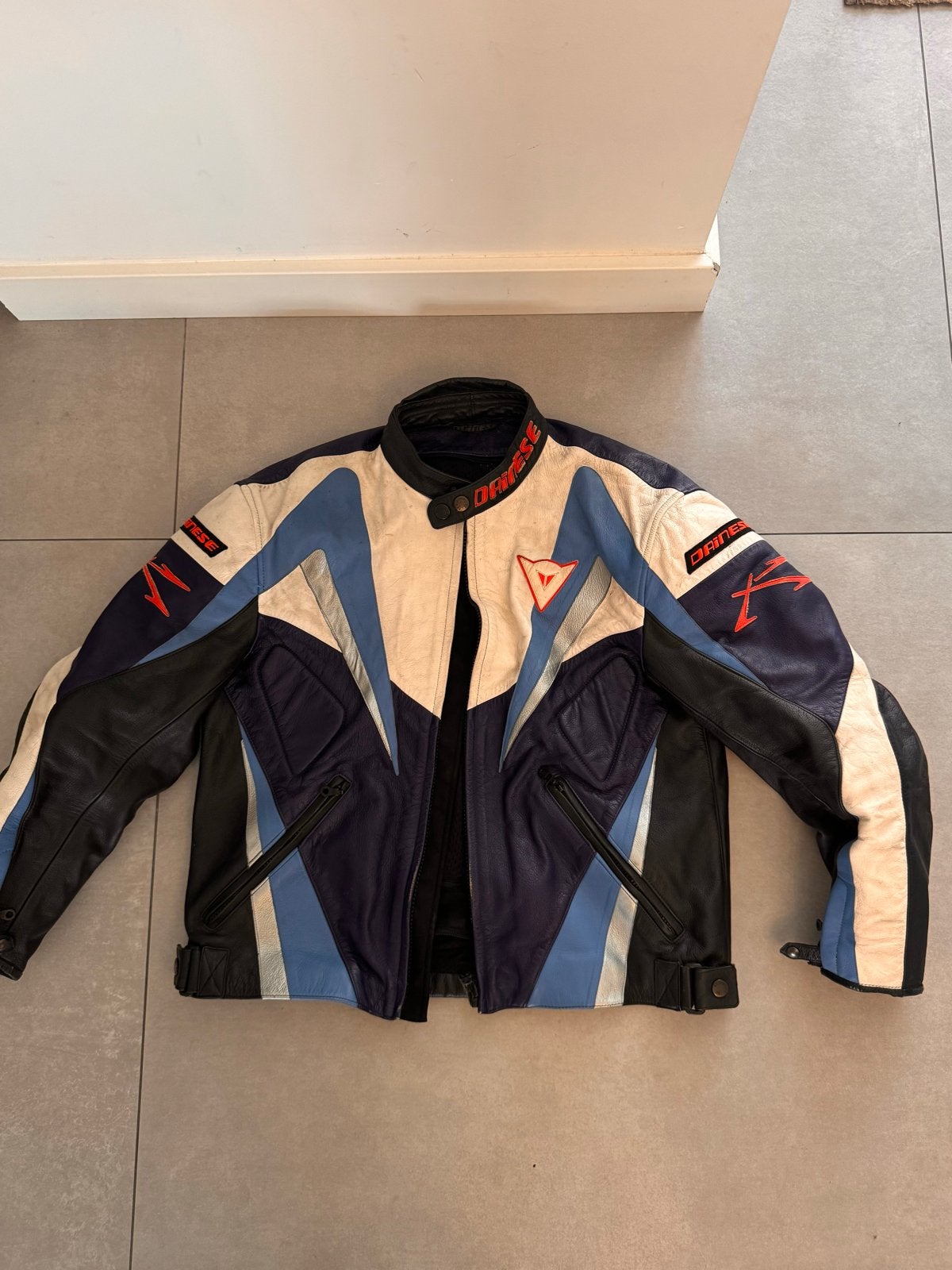 Dainese Leren Motorjas - Maat L/XL met Bescherming, Ophalen of Verzenden, Tweedehands, Heren, Jas | leer