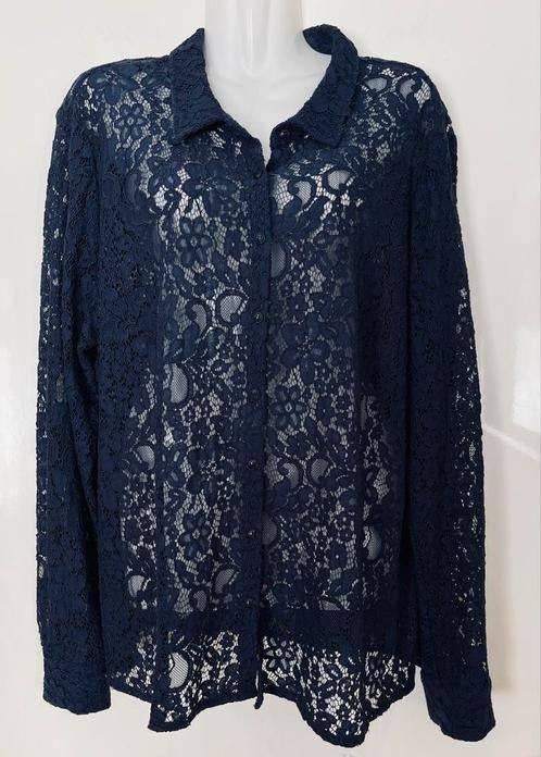 Claudia Sträter kanten blouse maat 46 [DMv]