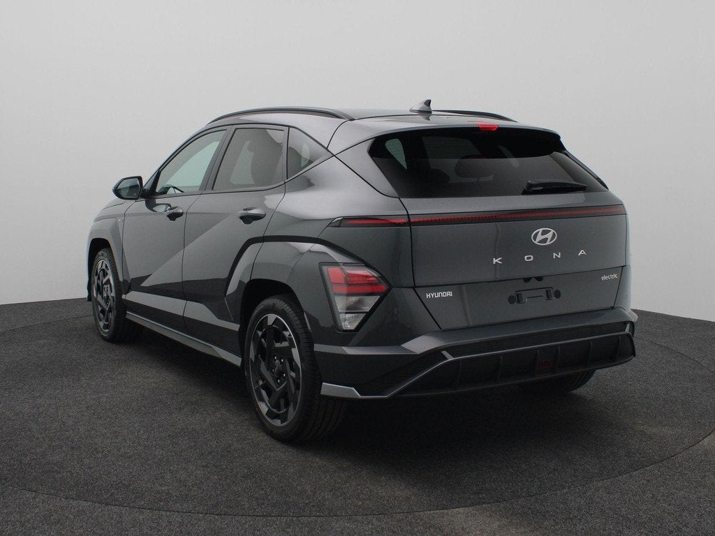 Hyundai Kona Electric N Line Business 64.8 kWh | Warmtepomp, Auto's, Hyundai, Stof, Met garantie (alle), Nieuw, 204 pk