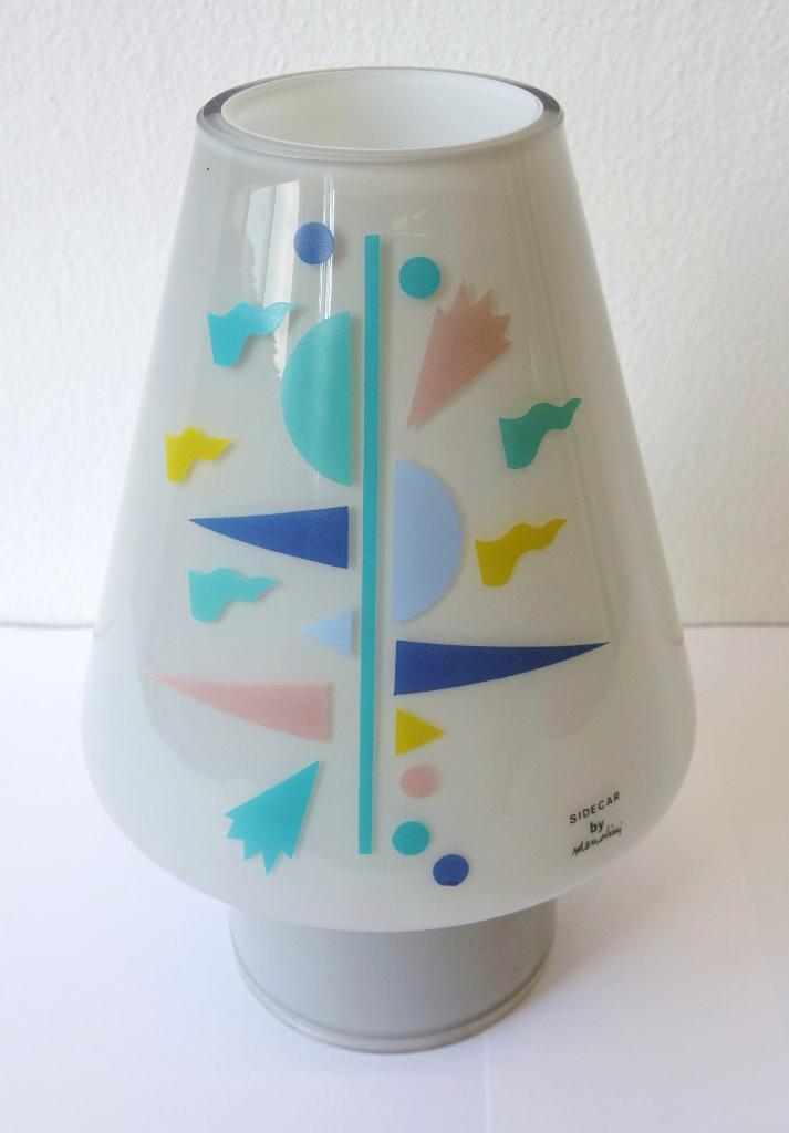 Vintage tafellamp Alessandro Mendini Sidecar Artemide BIBI, Ophalen of Verzenden, Gebruikt, Vintage Murano retro design tafellamp Memphis 80's