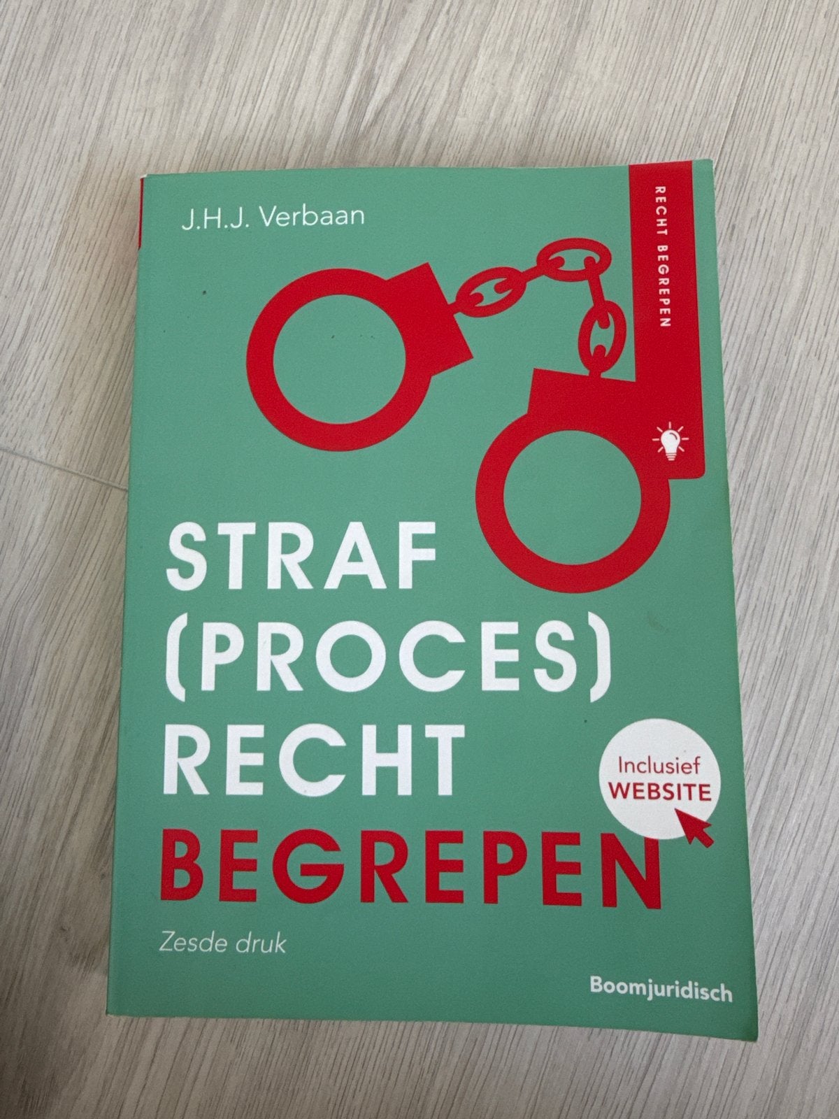 Straf(proces)recht Begrepen - J.H.J. Verbaan, Ophalen, Gamma, Zo goed als nieuw, HBO
