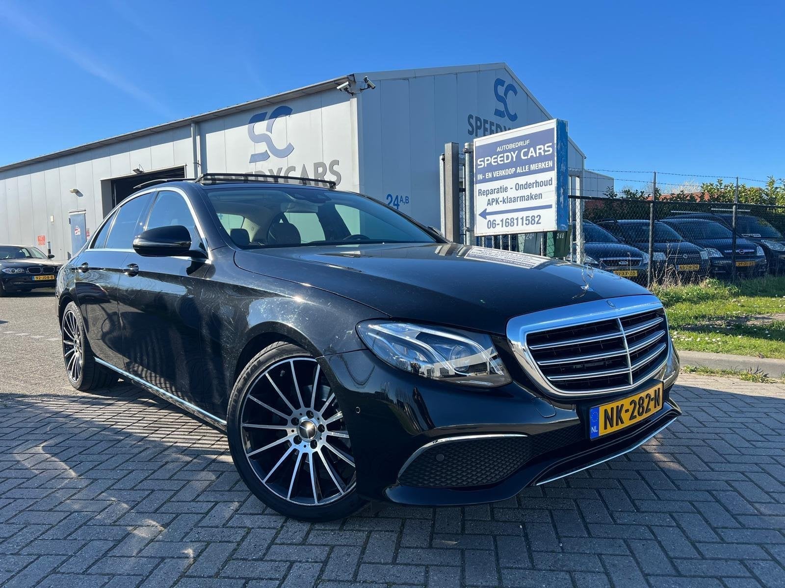Mercedes E-klasse 220 d Prestige Plus Widescreen Pano Camera, Automaat, Achterwielaandrijving, Gebruikt, 4 cilinders