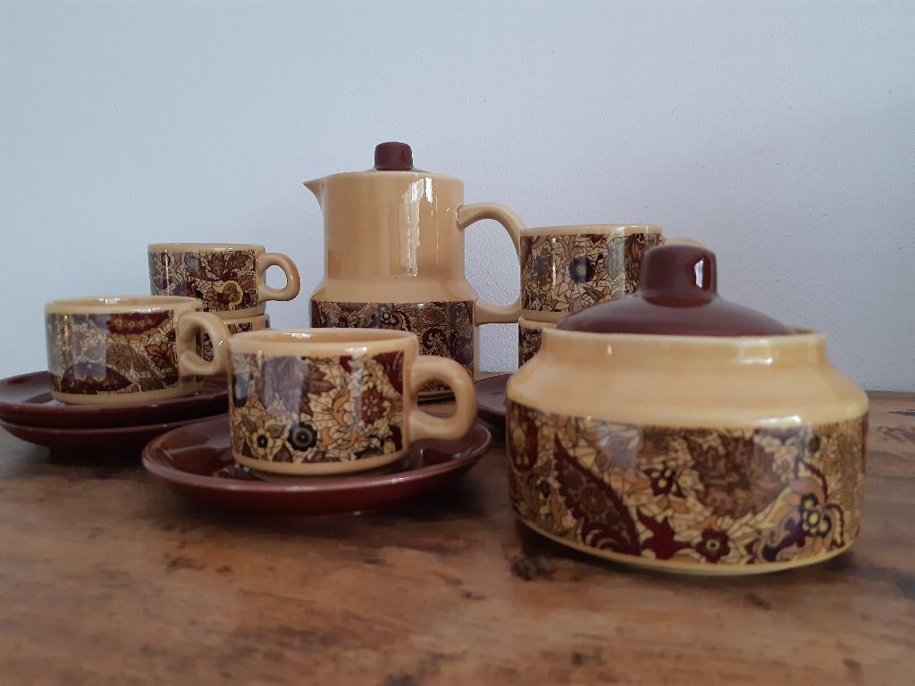 Espresso / Mocca servies, Ophalen of Verzenden, Zo goed als nieuw, Overige stijlen, Kop(pen) en/of Schotel(s)
