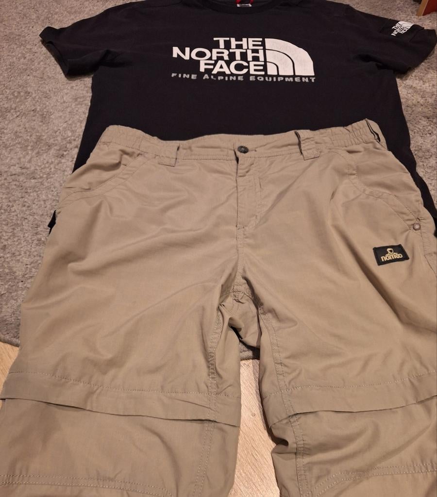 The north face t-shirt en nomad broek, Ophalen, Zo goed als nieuw, Kleding