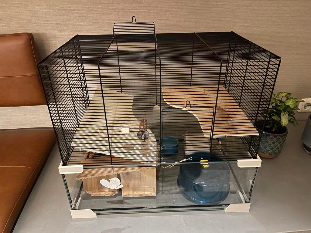 Hamster kooi, Ophalen, Zo goed als nieuw, Loopwiel of Rad