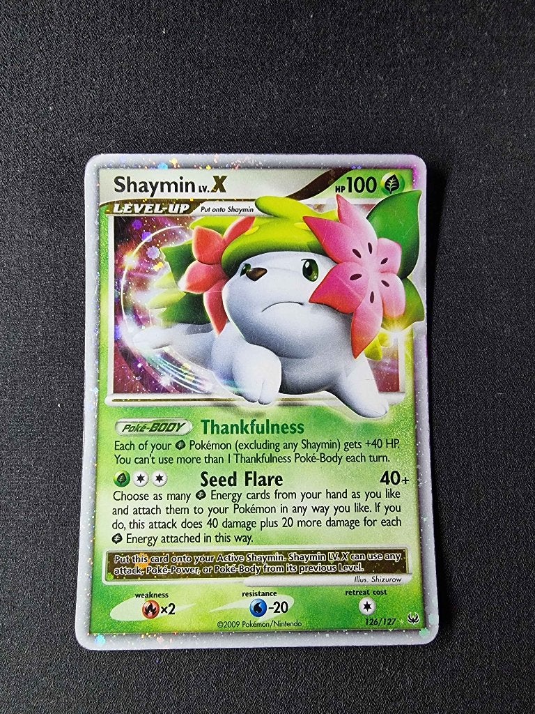 shaymin lvx 126/127, Ophalen of Verzenden, Zo goed als nieuw, Losse kaart, Foil