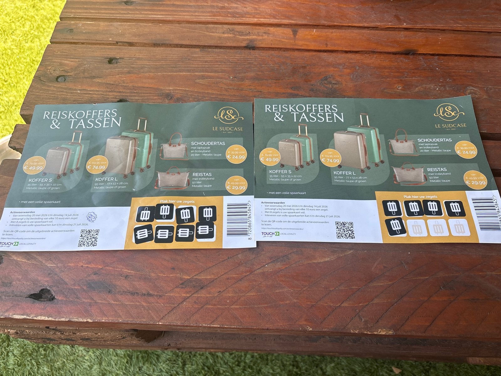 Jumbo zegelactie reiskoffers en tassen, Jumbo, Ophalen