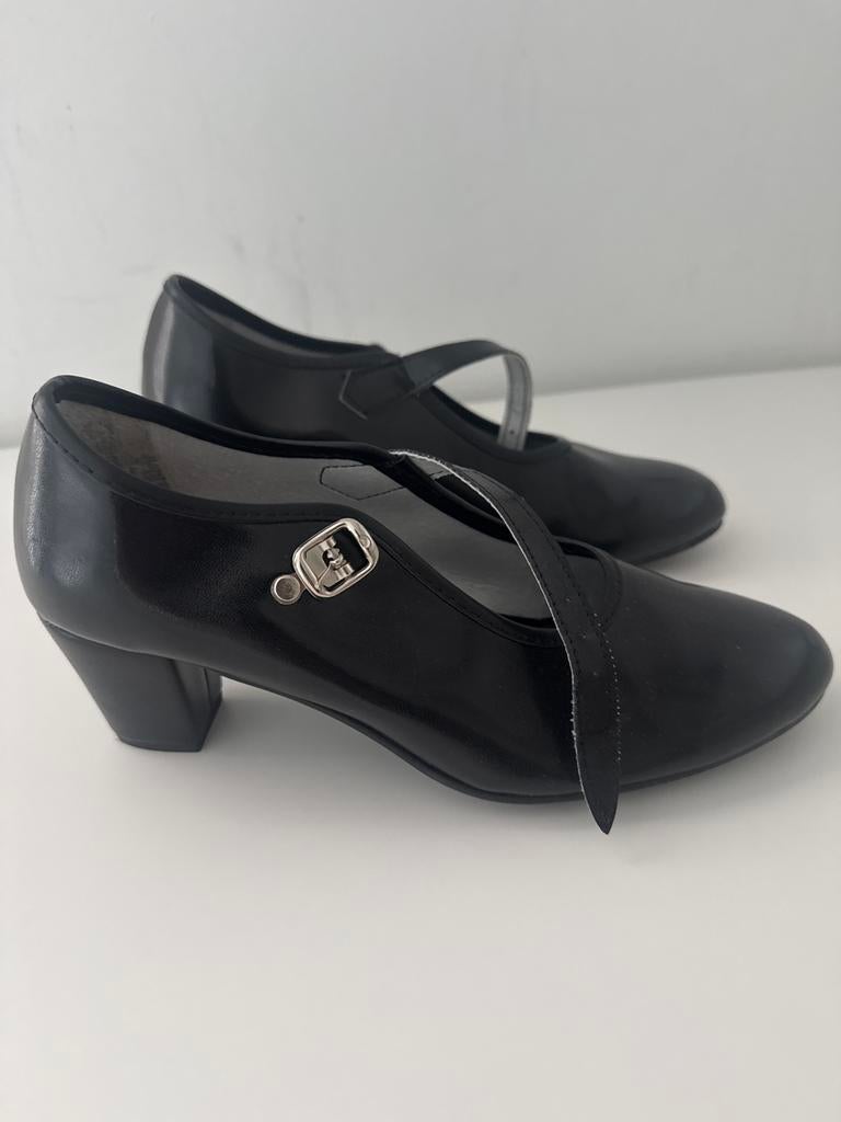 Nieuwe Flamenco Dansschoenen - Maat 40, Ophalen of Verzenden, Nieuw, Zwart, Dansschoenen