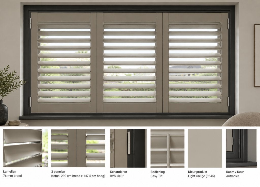 Luxaflex shutters NIEUW, Ophalen, Hout, Nieuw, Luxaflex