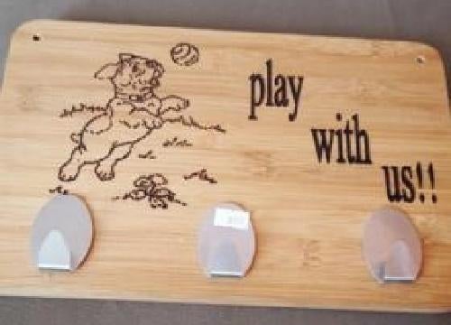 Unieke kapstok voor de hondenriem., Huis en Inrichting, Woonaccessoires | Kapstokken, Nieuw, Wandkapstok, Minder dan 100 cm, Hout