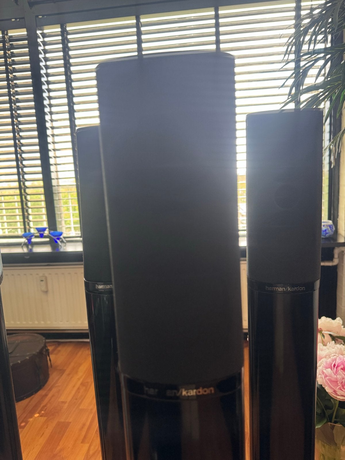 Harman Kardon 5.1 Surroundset met zuilen en centerspeaker, Audio, Tv en Foto, Luidsprekers, Ophalen, Gebruikt, Overige merken