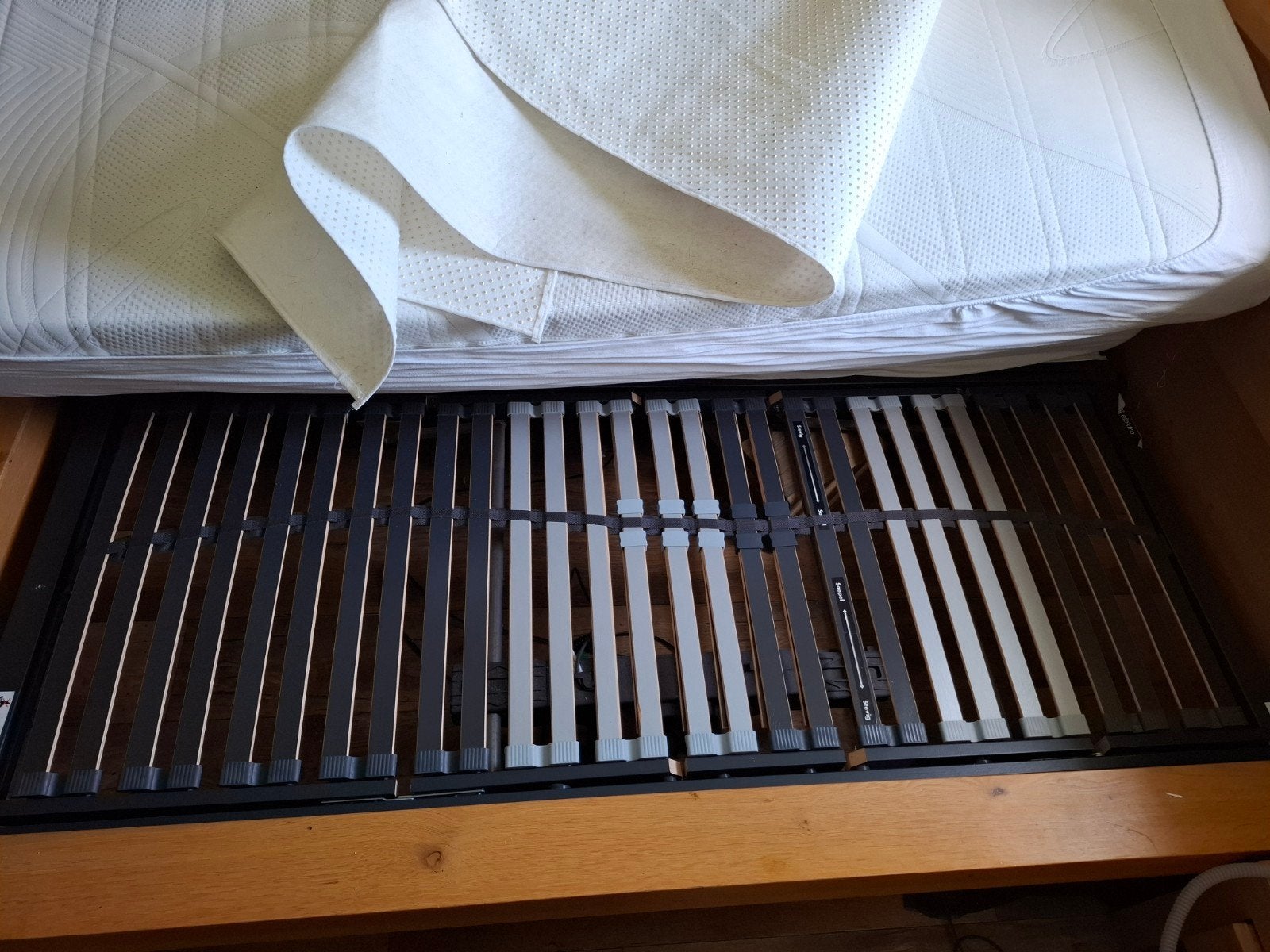 elektrische lattenbodem, Ophalen, Gebruikt, Eenpersoons, 80 cm