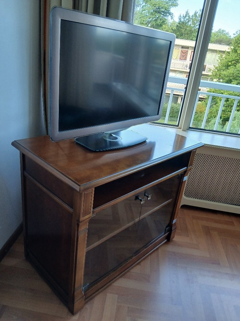 Kersenhouten tv meubel, Huis en Inrichting, Kasten | Televisiemeubels, Ophalen, Gebruikt, Klassiek, 50 tot 100 cm