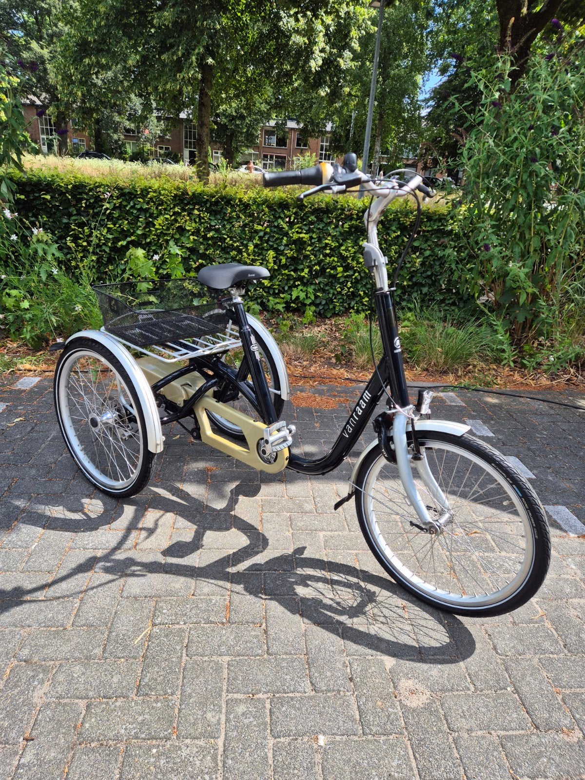 Van Raam Maxi driewieler - 8 versnellingen, schijfrem, Fietsen en Brommers, Fietsen | Driewielfietsen, Ophalen, Gebruikt, Schijfrem
