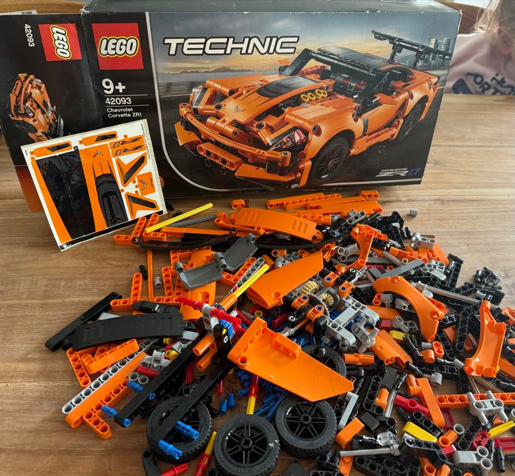 LEGO Technic 42093 Chevrolet Corvette ZR1 (losse stenen), Kinderen en Baby's, Speelgoed | Duplo en Lego, Gebruikt, Lego, Losse stenen
