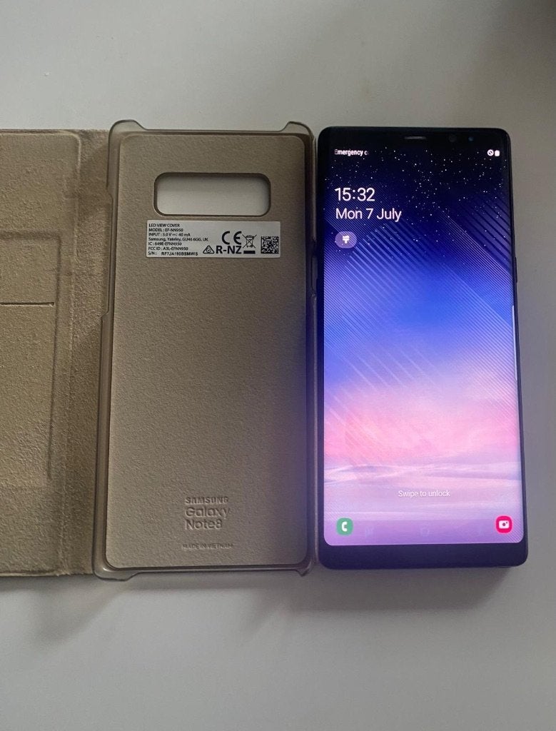 Te koop of ruilen mooie Samsung Note 8 128gb zwarte kleur, Zwart, Ophalen of Verzenden, Zo goed als nieuw, Zonder simlock
